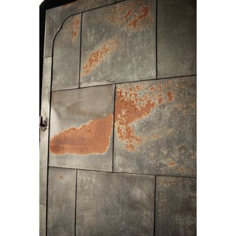 蔵のアルミ門扉 2枚1組　W028Y 