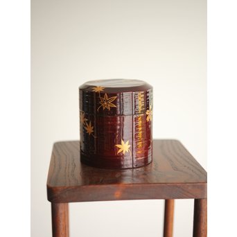 七代 中村宗哲 春秋蒔絵棗　Q265 