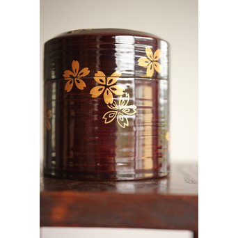 七代 中村宗哲 春秋蒔絵棗　Q265 