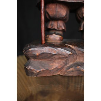 土田照清 木彫像　X282 