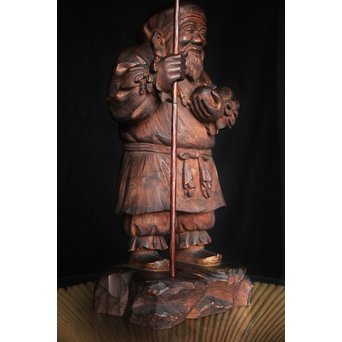 土田照清 木彫像　X282 