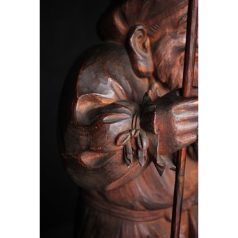 土田照清 木彫像　X282 