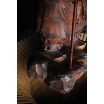 土田照清 木彫像　X282 