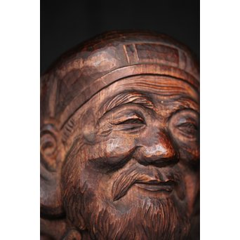土田照清 木彫像　X282 