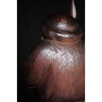 土田照清 木彫像　X282 