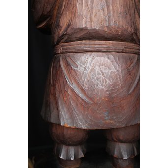 土田照清 木彫像　X282 