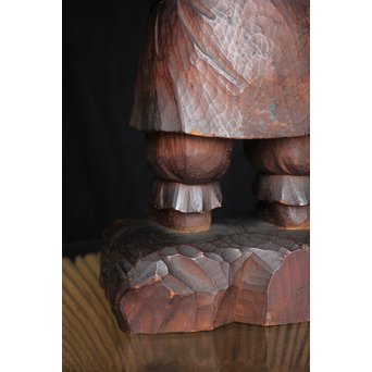 土田照清 木彫像　X282 