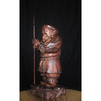 土田照清 木彫像　X282 