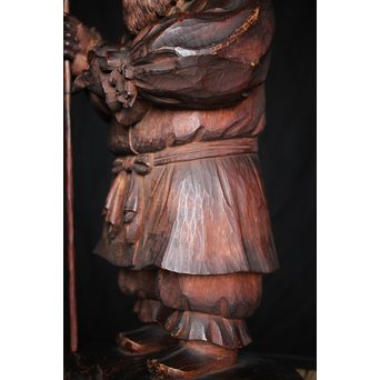 土田照清 木彫像　X282 