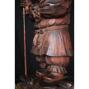 土田照清 木彫像　X282 