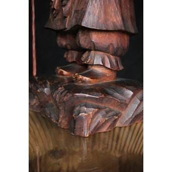 土田照清 木彫像　X282 