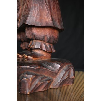 土田照清 木彫像　X282 