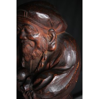 土田照清 木彫像　X282 