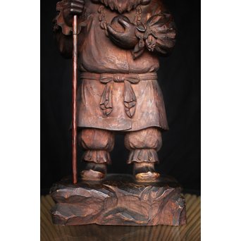 土田照清 木彫像　X282 