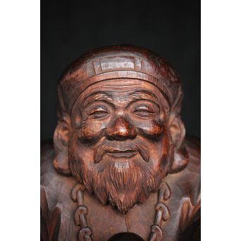 土田照清 木彫像　X282 