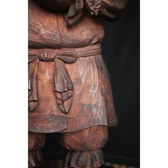 土田照清 木彫像　X282 