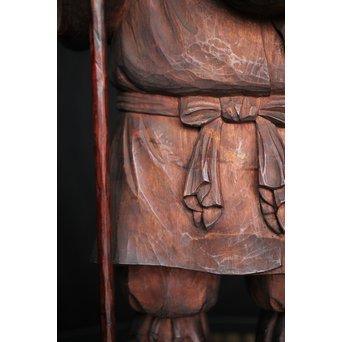 土田照清 木彫像　X282 