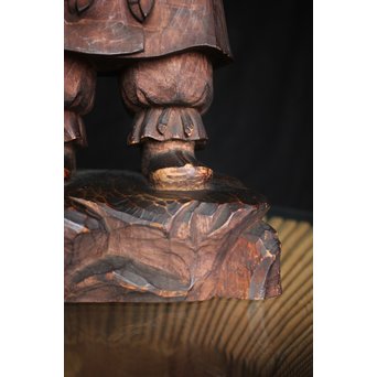 土田照清 木彫像　X282 