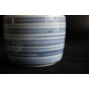 富本憲吉 輪線染付茶入　P228 