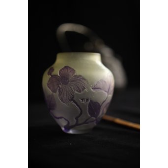 Tip Galle エミーレガレ 公式工芸 ガラス茶入　Y030 