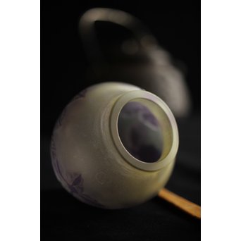 Tip Galle エミーレガレ 公式工芸 ガラス茶入　Y030 