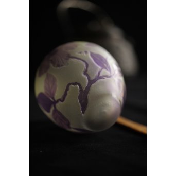 Tip Galle エミーレガレ 公式工芸 ガラス茶入　Y030 