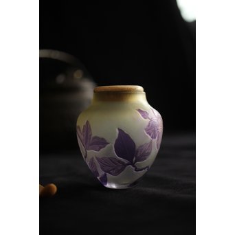 Tip Galle エミーレガレ 公式工芸 ガラス茶入　Y030 