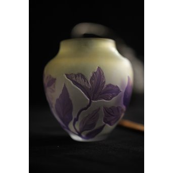 Tip Galle エミーレガレ 公式工芸 ガラス茶入　Y030 