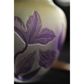 Tip Galle エミーレガレ 公式工芸 ガラス茶入　Y030 