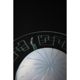 土星型 切子オパール シャンデリア照明　A2058Y 