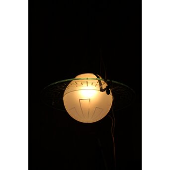 土星型 切子オパール シャンデリア照明　A2058Y 