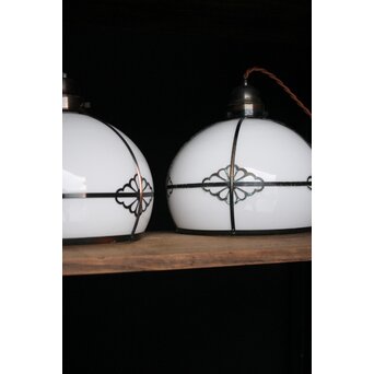 菊菱装飾の電笠 2個1組　A2060Y 