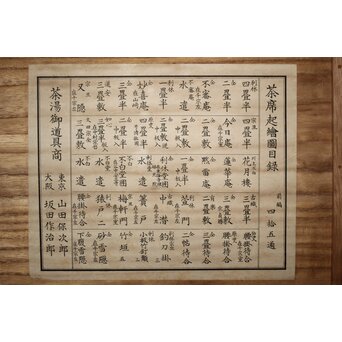 茶席起画図 茶室起絵 前編後編 全88/90図　U243 