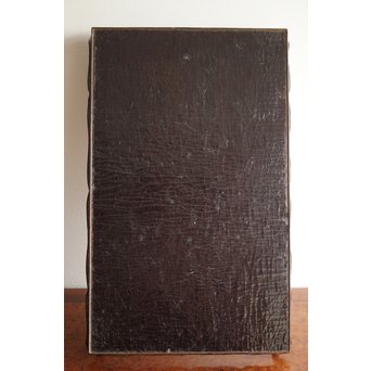 唐物 黒漆螺鈿象嵌 平卓 青貝花台　Q268 