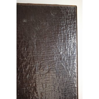 唐物 黒漆螺鈿象嵌 平卓 青貝花台　Q268 