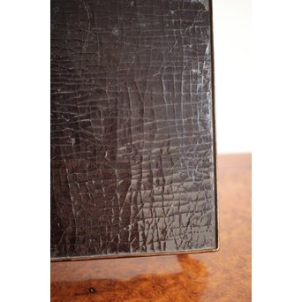 唐物 黒漆螺鈿象嵌 平卓 青貝花台　Q268 