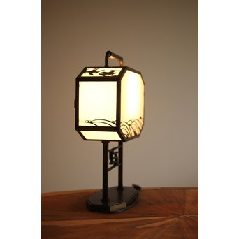 アールデコデザイン波千鳥スタンド照明 デスクライト　A2061Y 