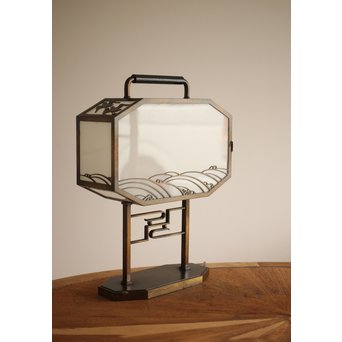 アールデコデザイン波千鳥スタンド照明 デスクライト　A2061Y 