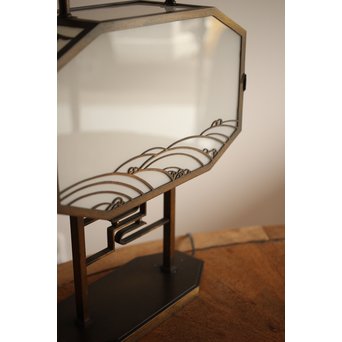 アールデコデザイン波千鳥スタンド照明 デスクライト　A2061Y 