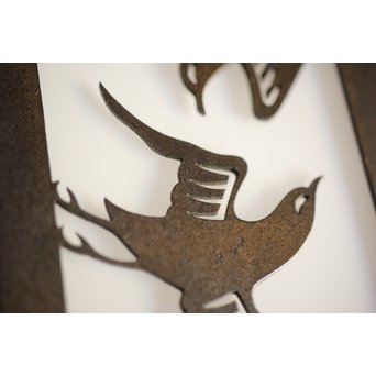 アールデコデザイン波千鳥スタンド照明 デスクライト　A2061Y 