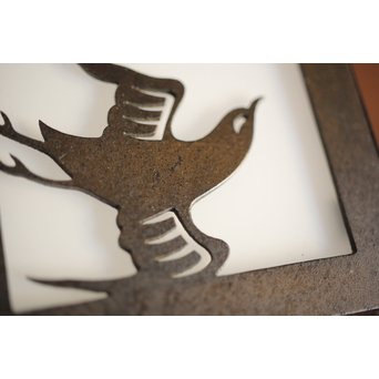 アールデコデザイン波千鳥スタンド照明 デスクライト　A2061Y 