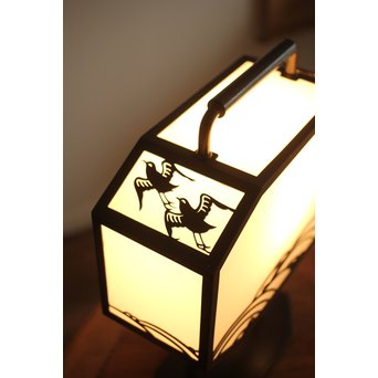 アールデコデザイン波千鳥スタンド照明 デスクライト　A2061Y 