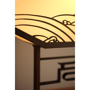 アールデコデザイン波千鳥スタンド照明 デスクライト　A2061Y 