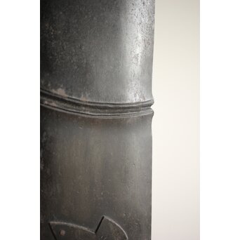 明戈(花押)作 竹雀意匠 鉄垂撥 短冊掛　M251 