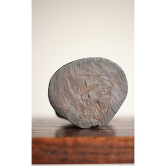 木彫 小観音仏坐像 定(花押)　X287 