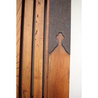 総欅金具尽格子蔵戸　W029Y 