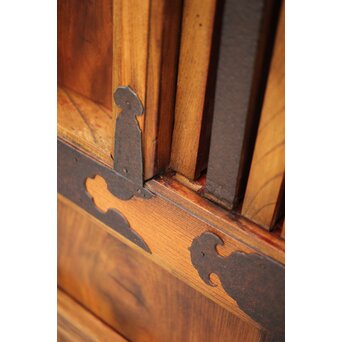 総欅金具尽格子蔵戸　W029Y 