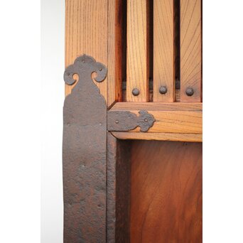 総欅金具尽格子蔵戸　W029Y 