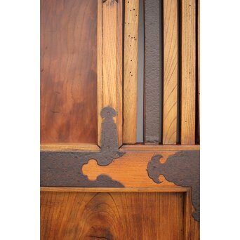 総欅金具尽格子蔵戸　W029Y 