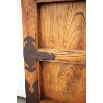 総欅金具尽格子蔵戸　W029Y 